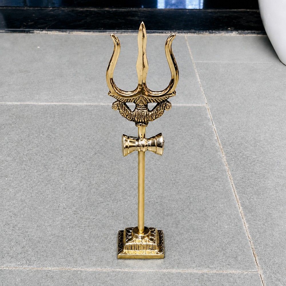 5 Inch Narmadeshwar Shivling Trishul — Original accessory photo