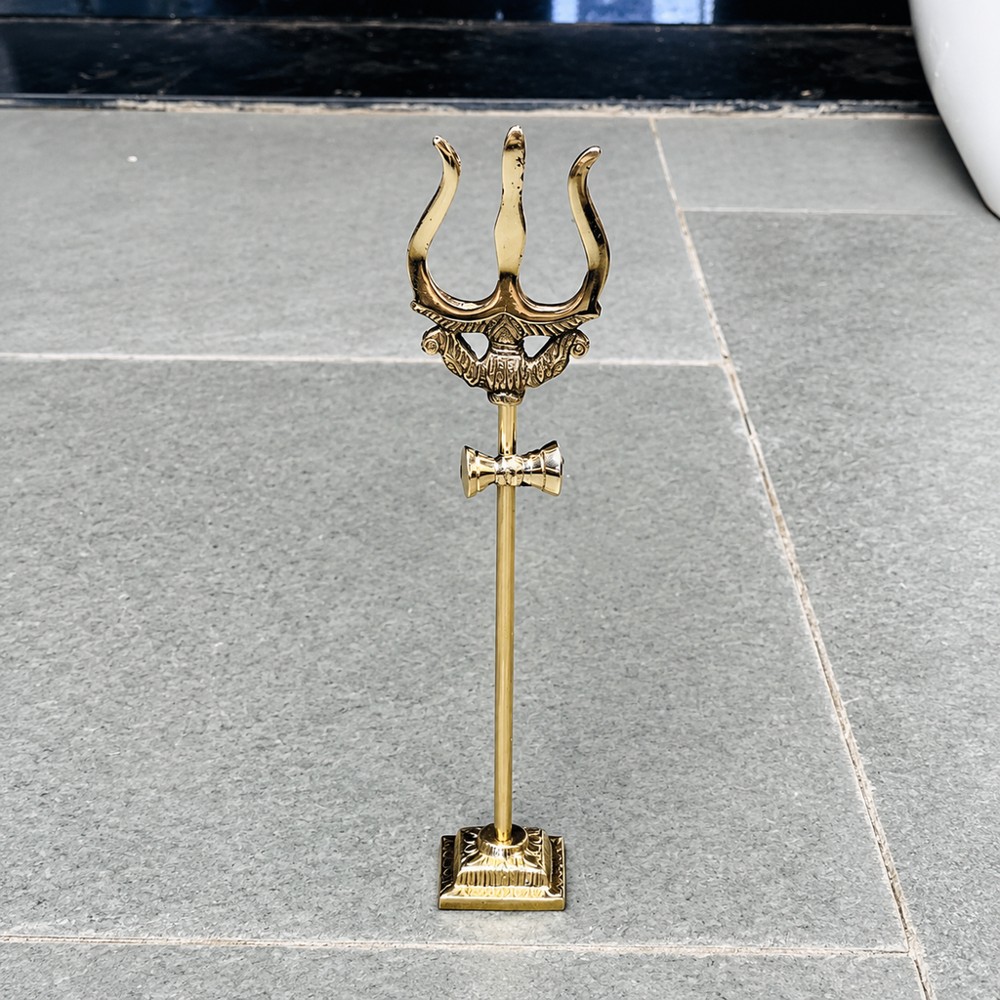 4 Inch Narmadeshwar Shivling Trishul — Original accessory photo