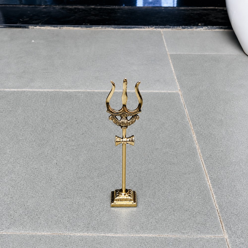 3 Inch Narmadeshwar Shivling Trishul — Original accessory photo