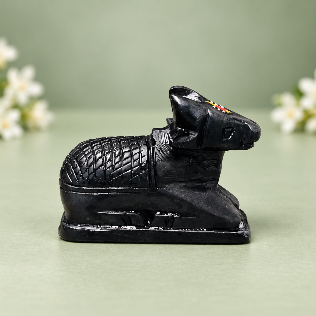4 Inch Black Nandi for Shivling, 4 Inch · Shivling accessory