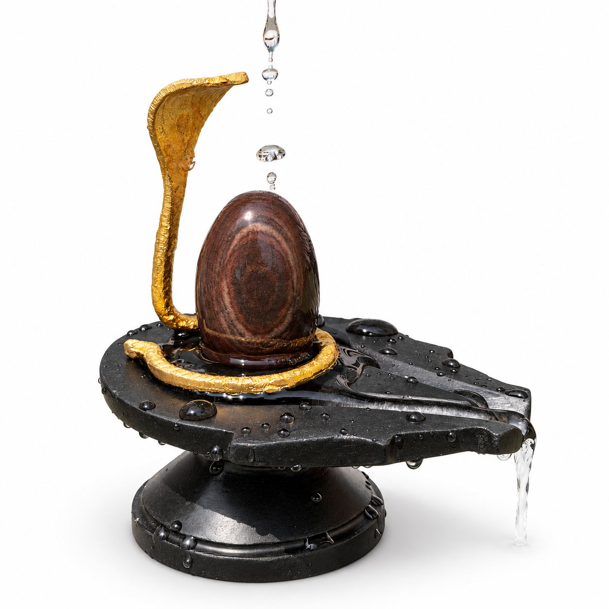 Janeudhari Shivling — White background edit