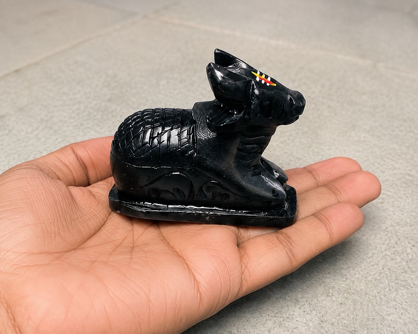 Black Nandi for Shivling — Original accessory photo